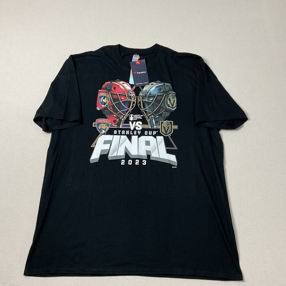 Fanatics Stanley Cup Final 2023 Adult XL Black Graphic T Shirt NWT